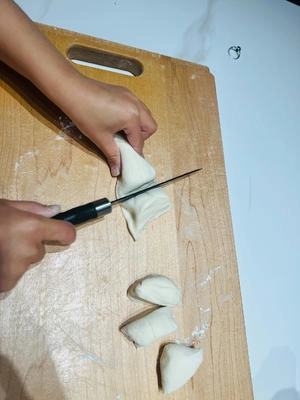 The recipe steps for making instant noodles (used to eat hotpot instant noodles today, DIY by my 8-year-old child)3