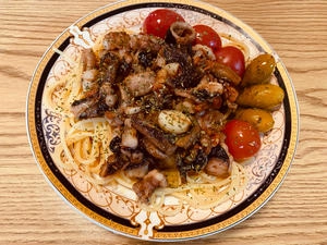 How to Make Mediterranean Style Octopus Pasta Step 9