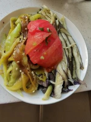 How to Make Eggplant with Green Peppers Step 4