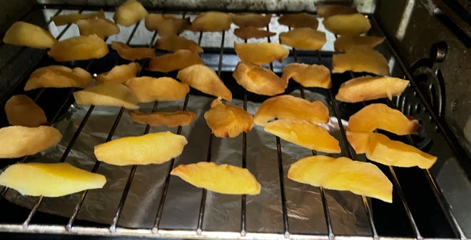 Close-up of dried apple