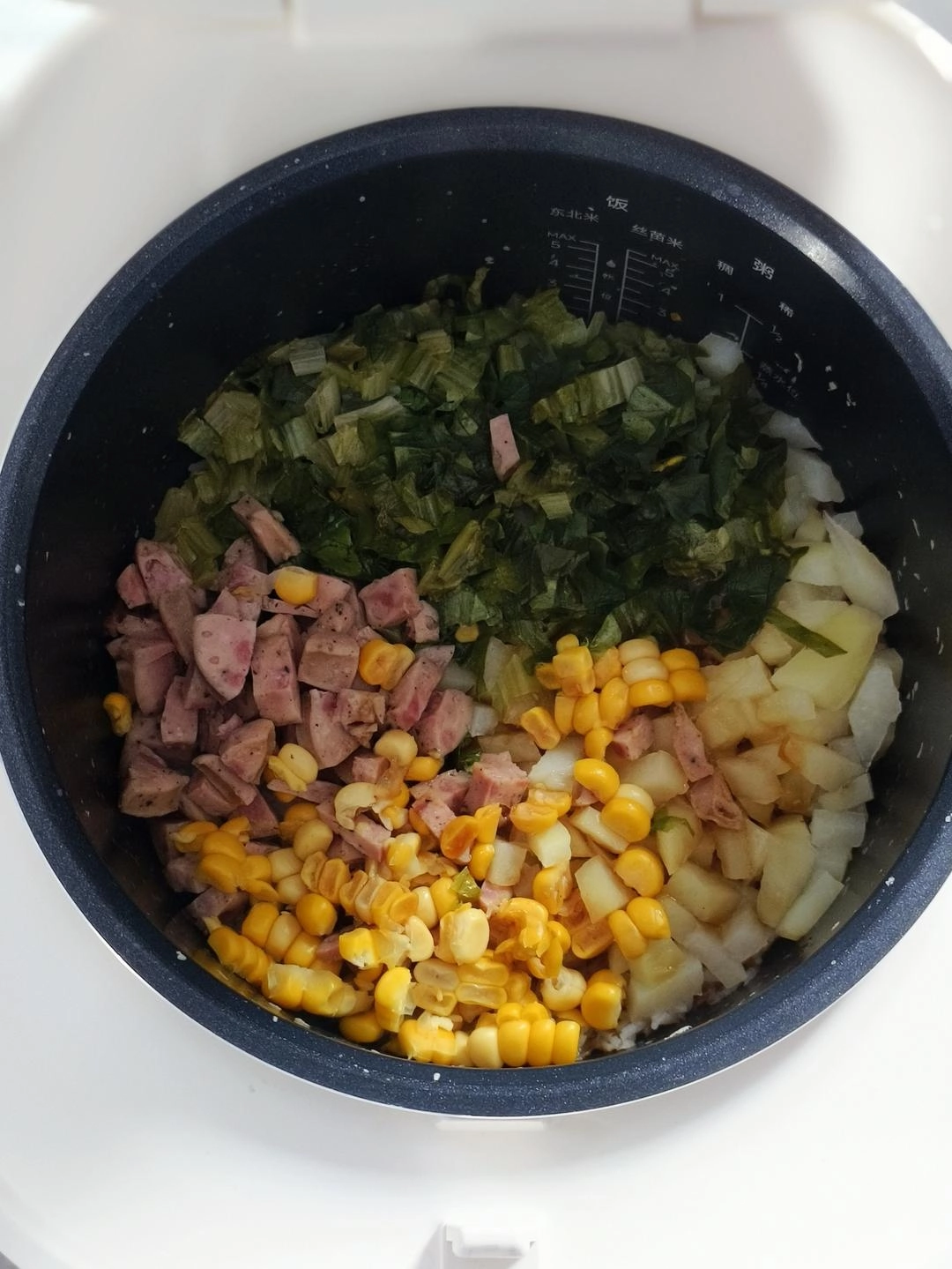 Close-up of Casserole Rice - Easy Version