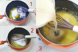 Soya Milk and Sesame Cake - How to make this cake Step 3