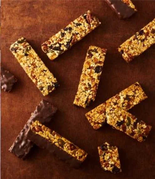 Close-up of Cordon Bleu-Granola Bars