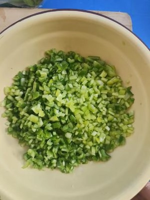 How to Make Egg Marinade with Bell Pepper Step 1